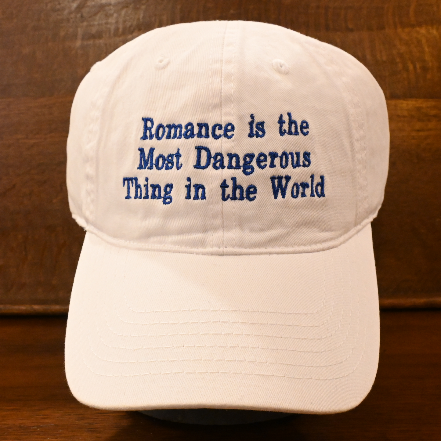 "Romance is the Most Dangerous Thing in the World" hat